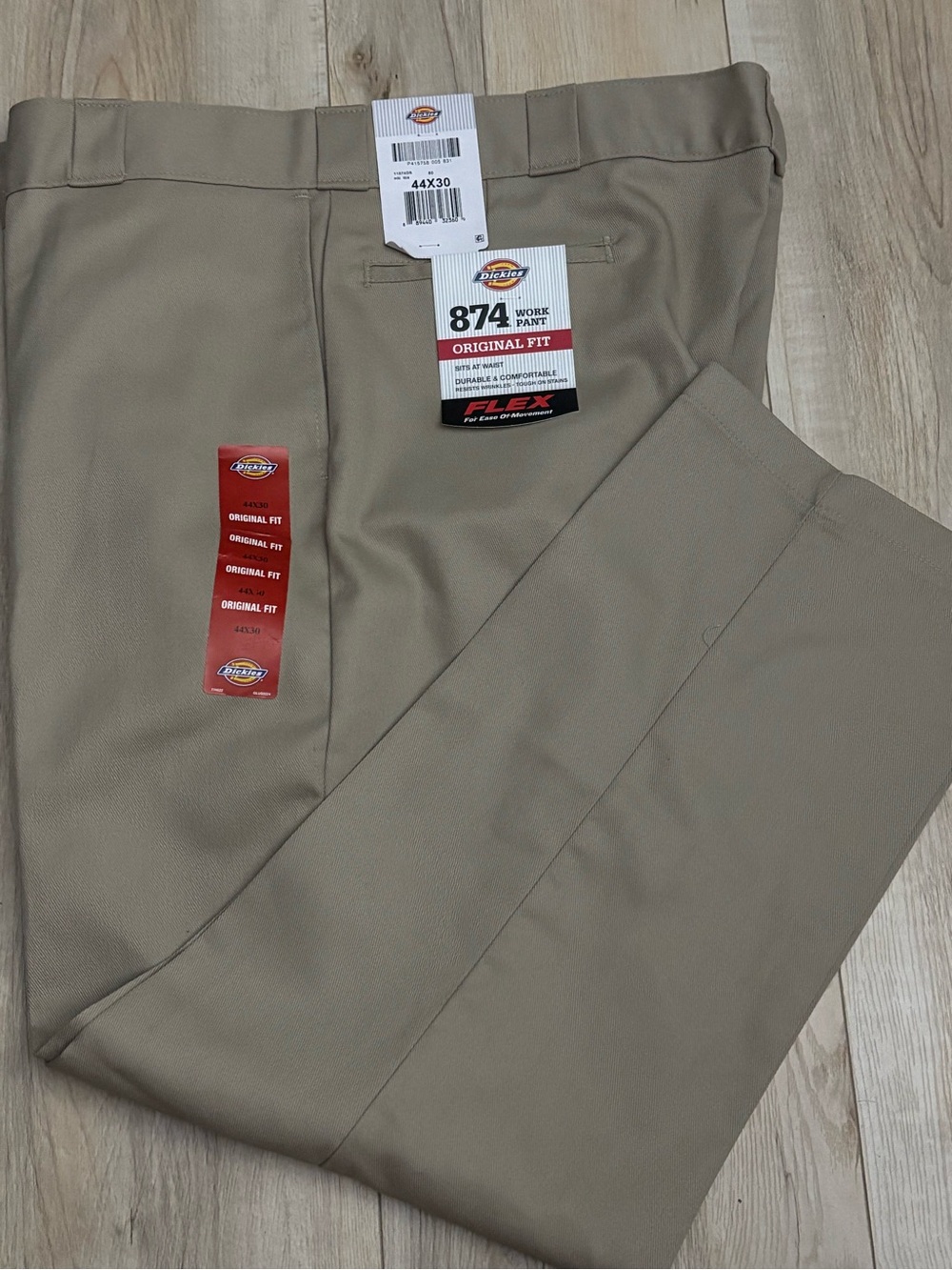 Dickies Men’s 874 Original Fit Work Chinos - Khaki Tan